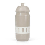 Gobik Shiva water bottle in beige overland color with white logo band