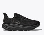 Hoka Clifton 10 Women's running shoe in all black colorway