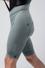 Gobik Matt 2.0 bib shorts in trooper green on model