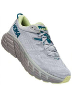 Hoka Gaviota 4 men's running shoe in Harbor Mist/Butterfly colorway with teal accents