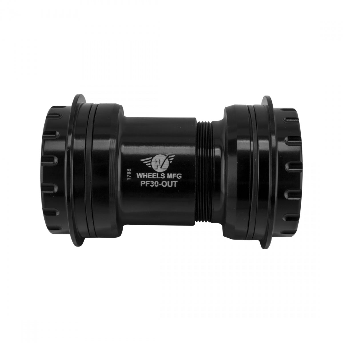 Wheels Manufacturing PF30-OUT Press Fit 30 bottom bracket for 24mm Hollowtech II spindle in black