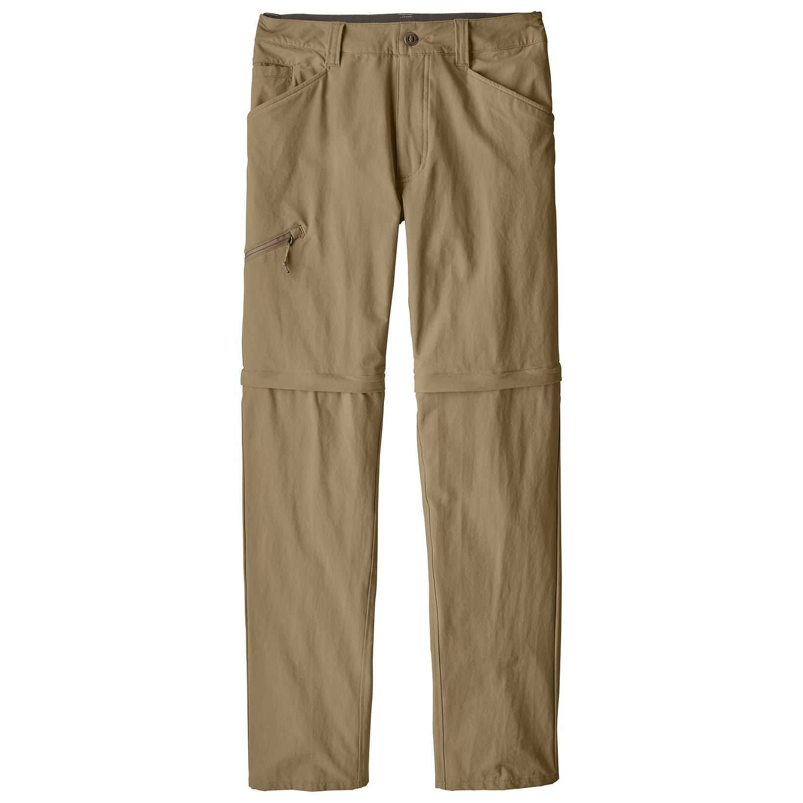 Patagonia Quandary Convertible Pants in Classic Tan with zip-off legs