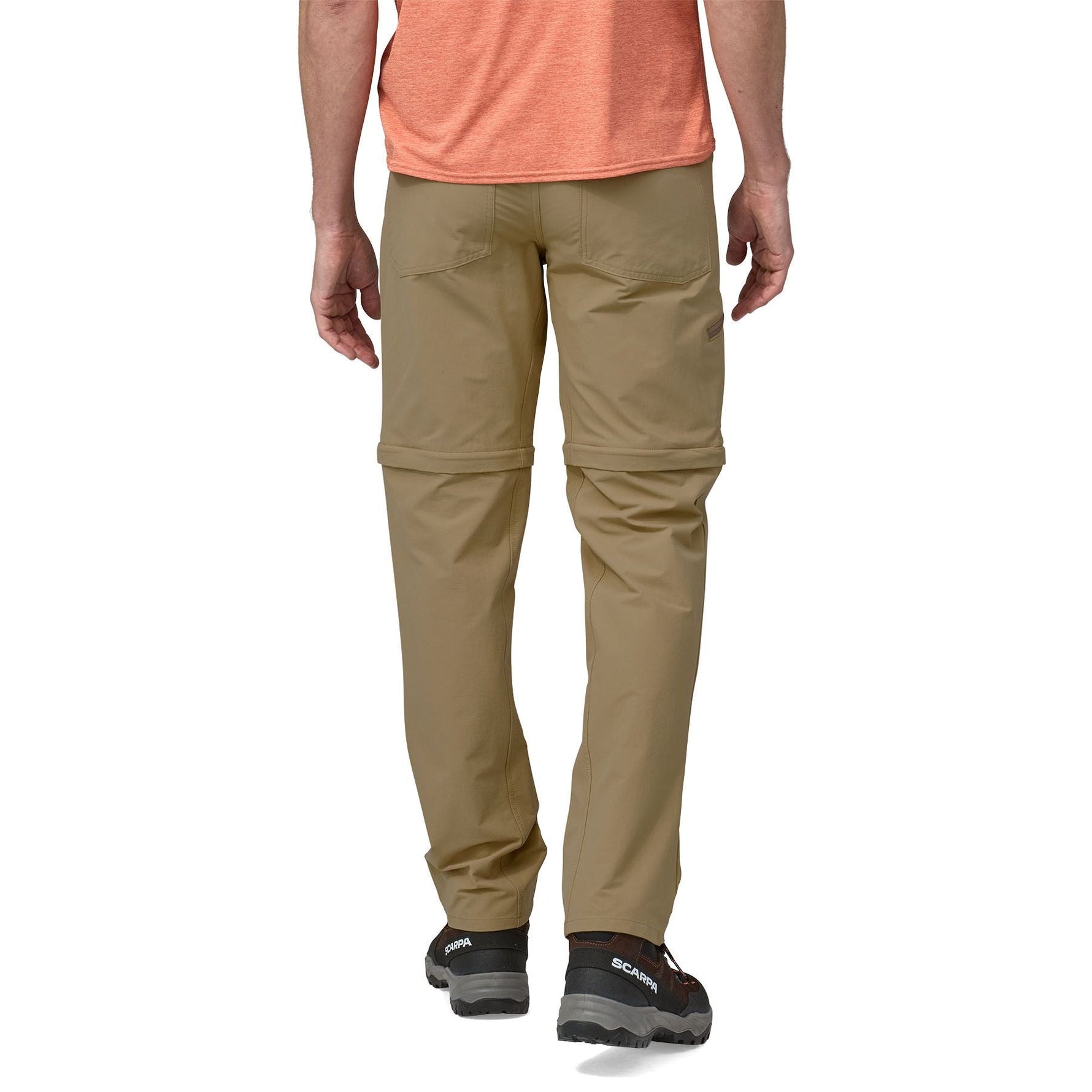 Patagonia Men's Quandary Convertible Pants in Classic Tan with zip-off legs