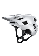 POC Kortal mountain bike helmet in hydrogen white matte finish with visor