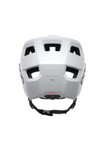 POC Kortal cycling helmet in hydrogen white matte finish, rear view