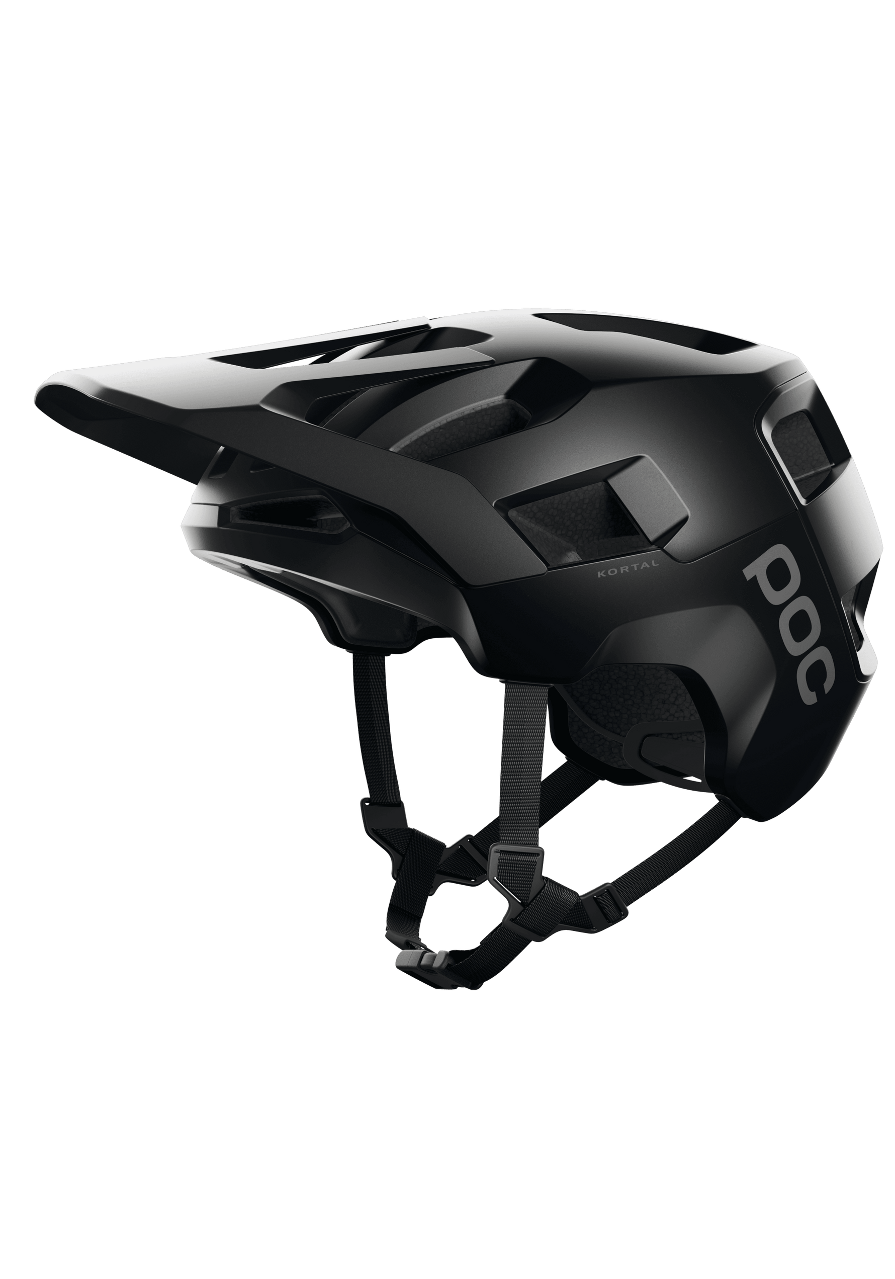 POC Kortal mountain bike helmet in uranium black matte finish with ventilation