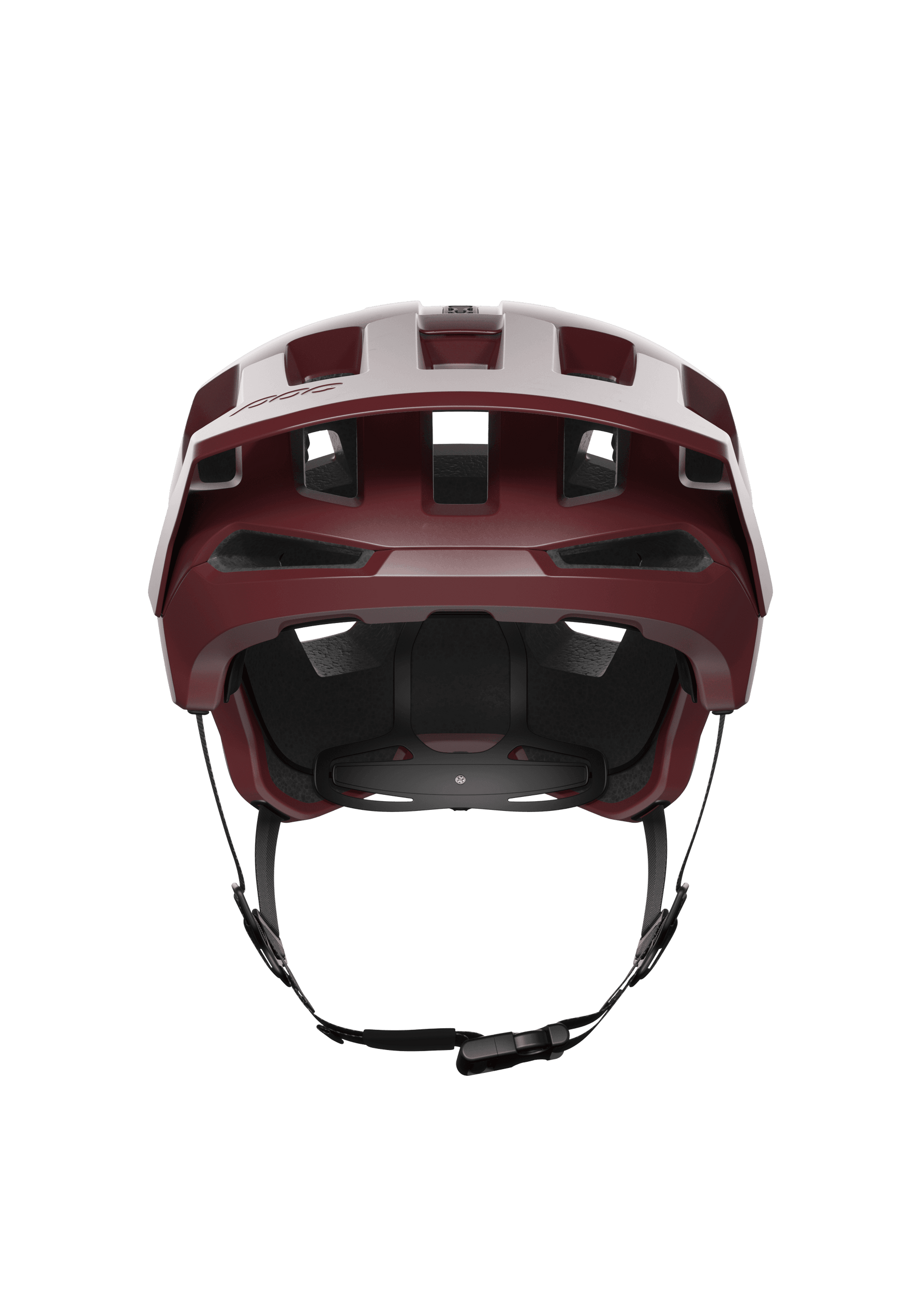 POC Kortal mountain bike helmet in garnet red matt finish with professional studio photography
