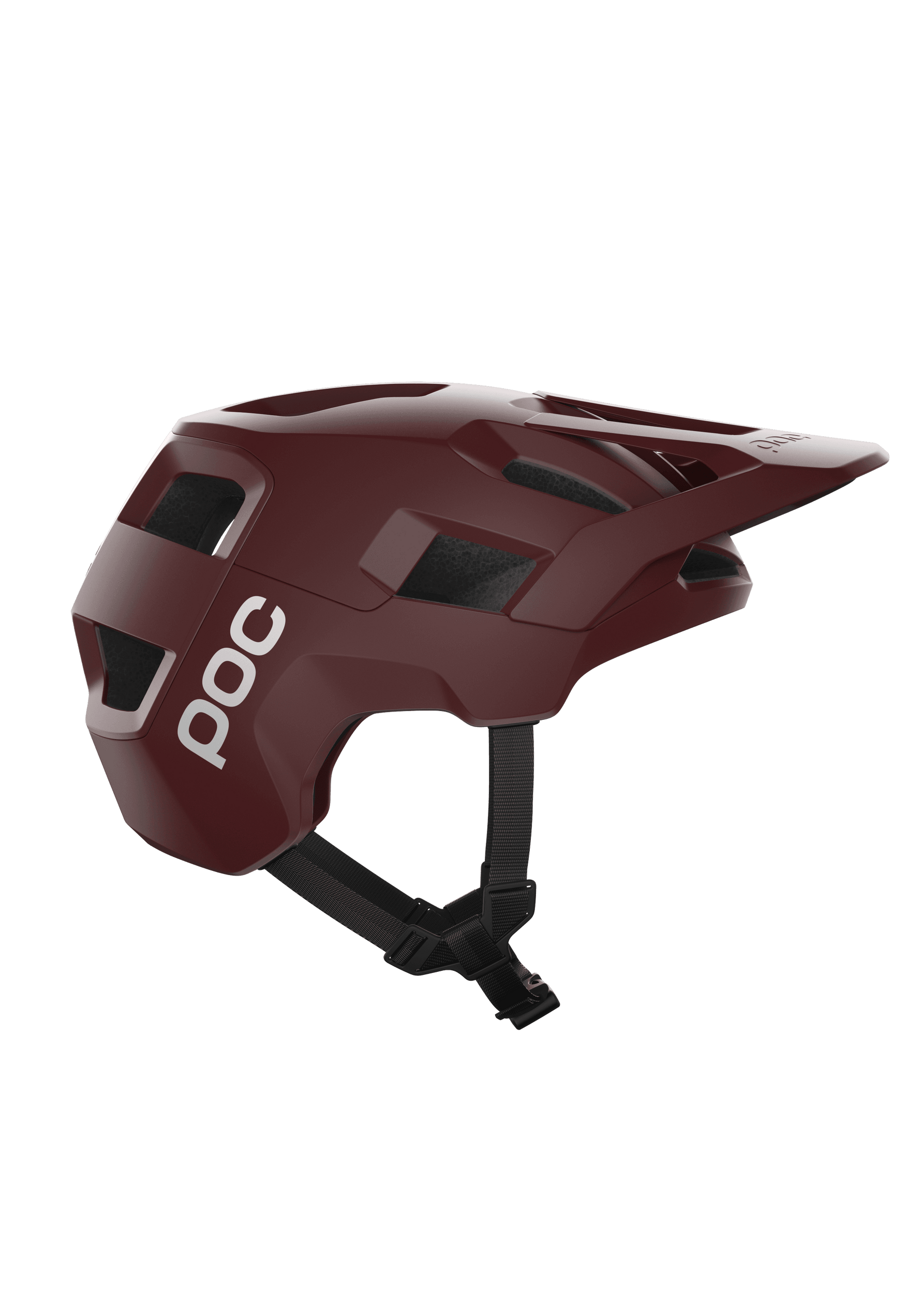 POC Kortal mountain bike helmet in garnet red matt finish with ventilation