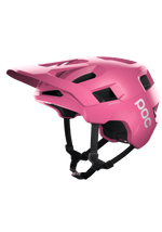 POC Kortal mountain bike helmet in actinium pink matte with ventilation holes