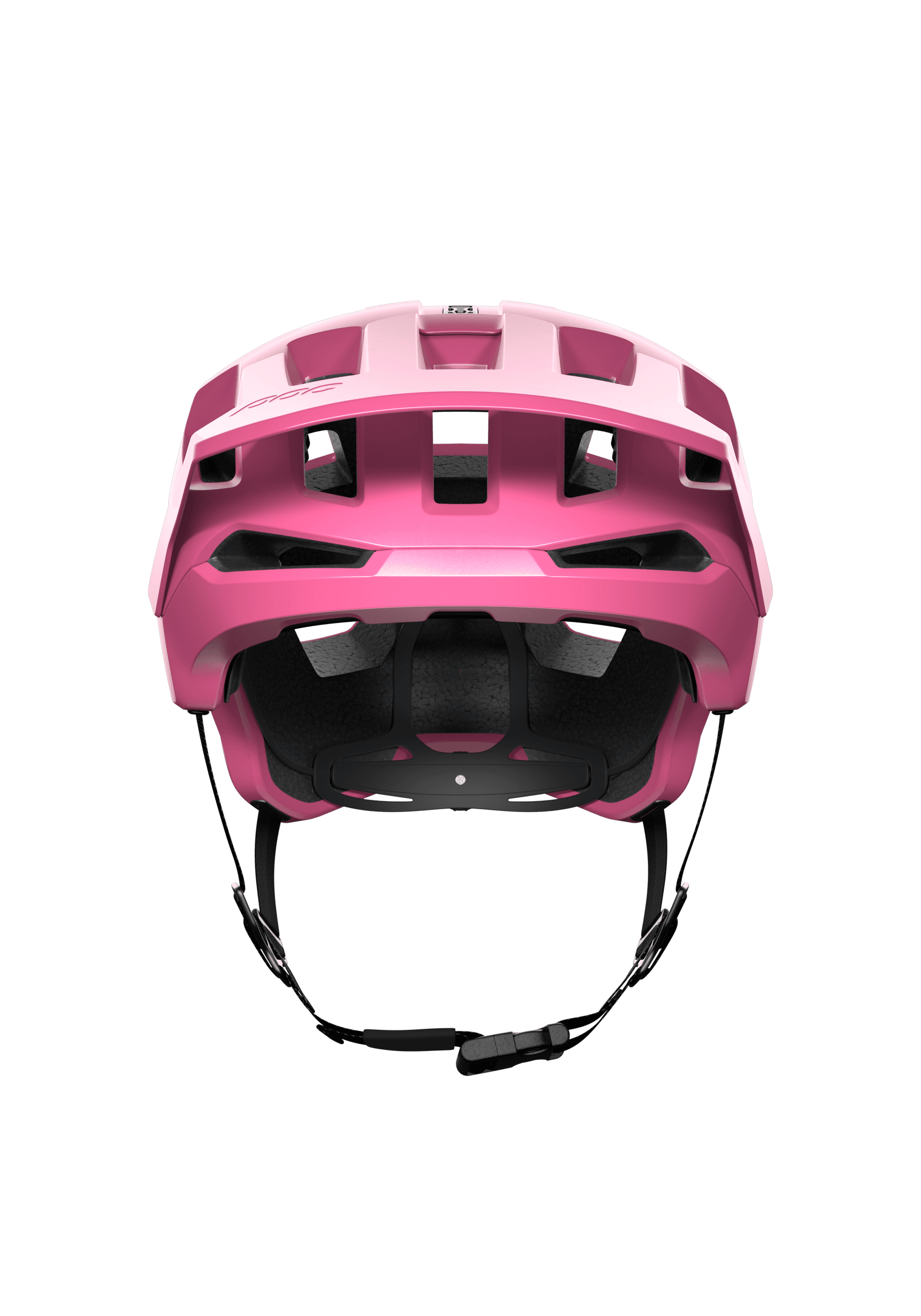 POC Kortal mountain bike helmet in Actinium Pink Matt colorway with ventilation