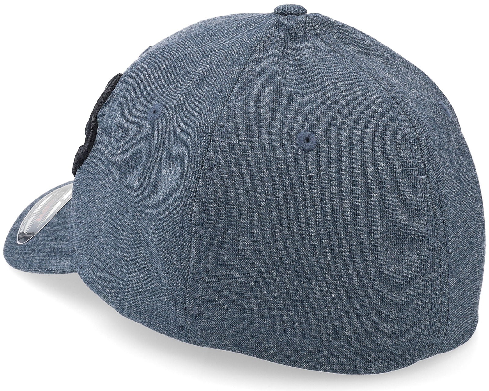 Fox Racing Clouded Flexfit 2.0 Hat in blue heathered fabric with black Fox logo