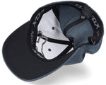 Fox Racing Clouded Flexfit 2.0 Hat interior view showing blue gray and black colorway