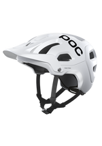 POC Tectal MTB helmet in Hydrogen White with ventilation holes and adjustable chin strap