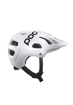 POC Tectal MTB helmet in hydrogen white shown from side profile angle