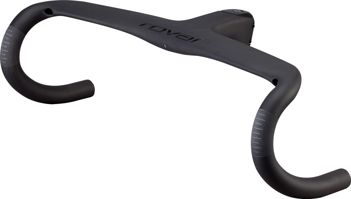 Specialized Roval Rapide integrated carbon cockpit handlebar and stem in matte black