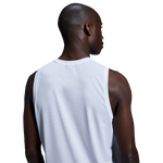 Back view of man wearing light gray On Core Tank top