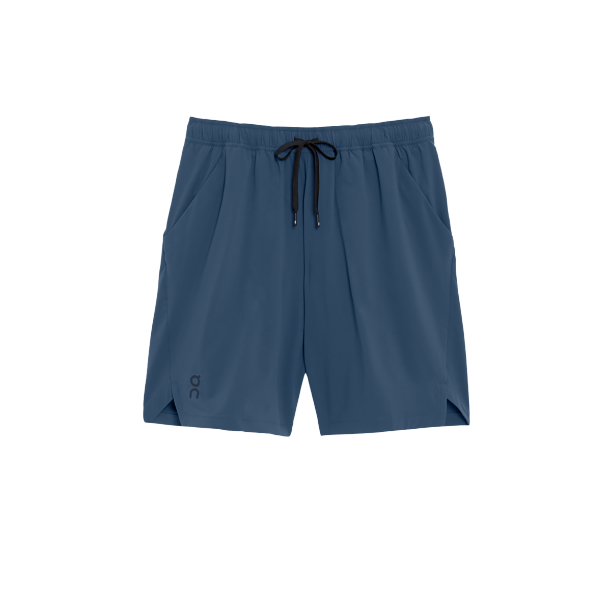 On Focus Shorts Men's in navy blue with drawstring waist and side pockets