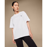 On Running Club-T white oversized t-shirt with small On logo on chest, front view