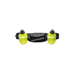 Nathan Trail Mix Plus 2 hydration belt with black waistband and yellow water bottles