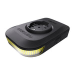 Ravemen FR300 black bicycle headlight with LED illuminated front panel