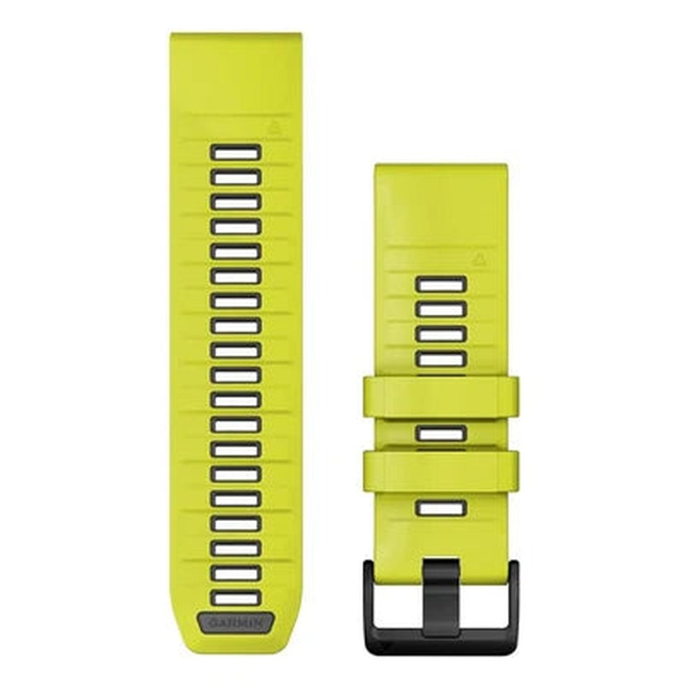 Garmin QuickFit 26 Watch Bands QuickFit 26 Watch Bands, Amp Yellow/Graphite Silicone