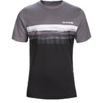 Dakine Intermission loose fit t-shirt with gray-black gradient and mountain landscape design