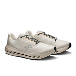 On Cloudsurfer Next men's running shoes in ivory colorway, three-quarter view showing pair