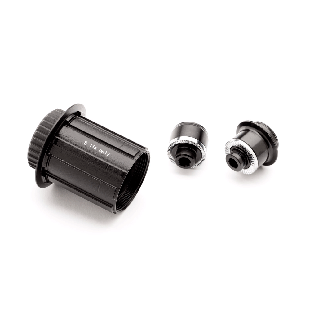 Reynolds Racing 11 speed Shimano freehub body with end caps on white background