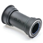 SRAM DUB bottom bracket with dark gray finish on white background