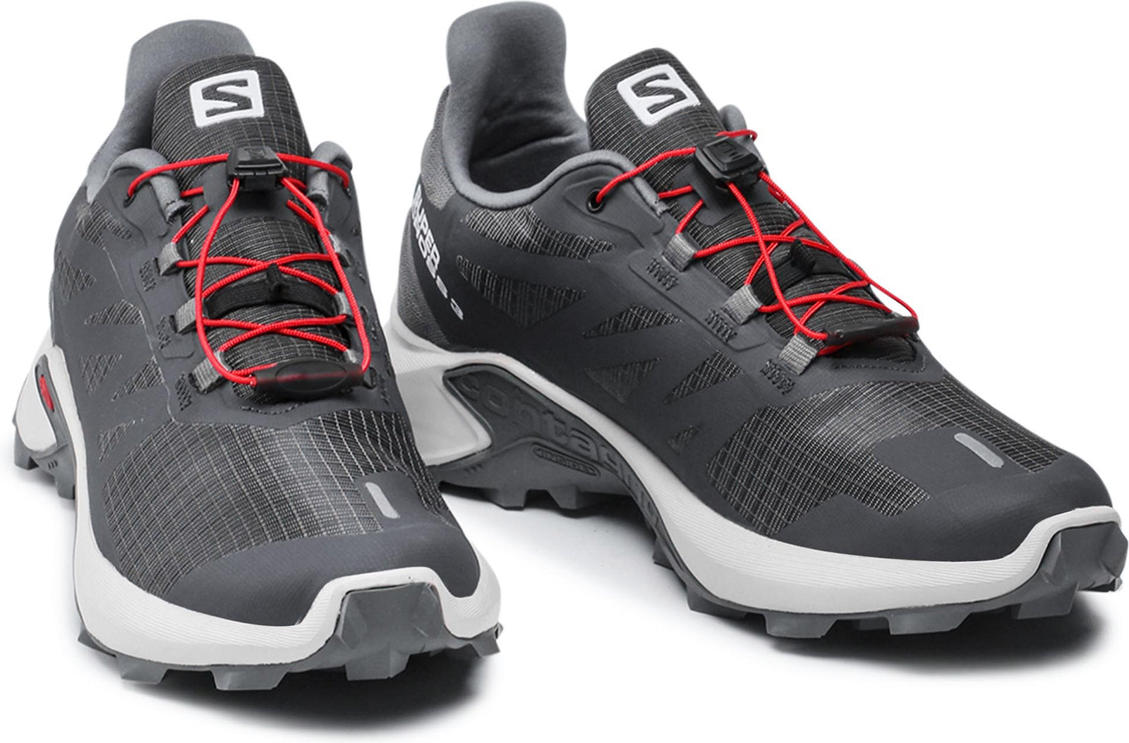 Salomon Supercross 3 men's trail running shoes in dark gray colorway