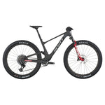 Scott Spark RC World Cup full-suspension mountain bike in matte carbon black with red RockShox fork
