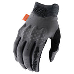 Troy Lee Designs Gambit Gloves in charcoal gray with TLD logo on cuff