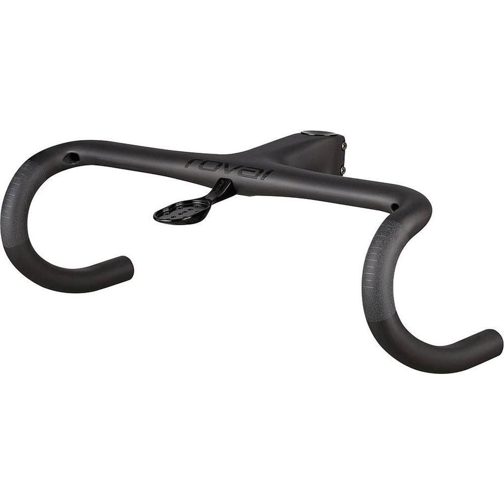 Specialized Roval Alpinist Cockpit II integrated handlebar and stem in satin carbon black finish