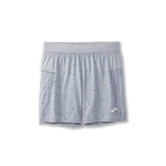 Brooks Sherpa 7-inch 2-in-1 men's running shorts in gray speckle print
