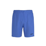 Brooks Men's Moment running shorts in vivid blue with elastic drawstring waistband