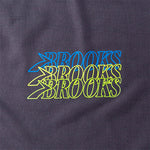Brooks Distance Short Sleeve 3.0 Men's shirt in asphalt with stacked Brooks logo detail