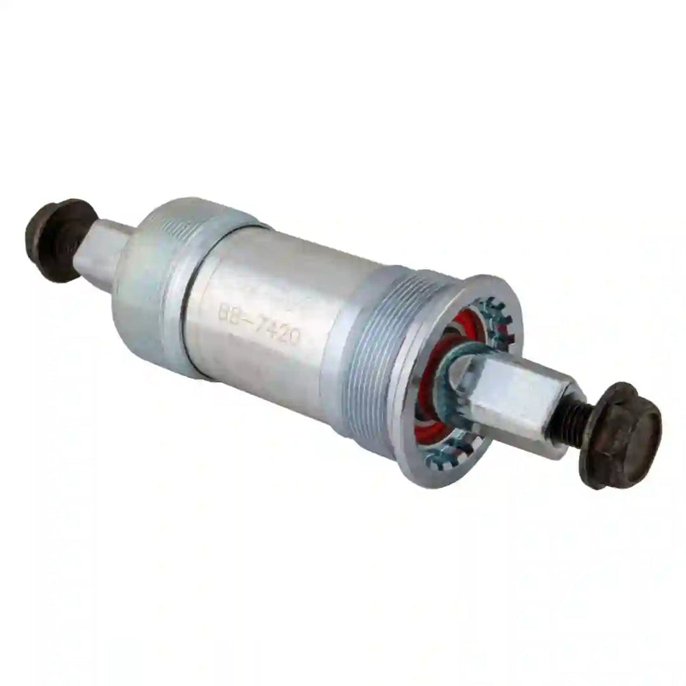 FSA bottom bracket set with threaded silver housing and visible internal bearings