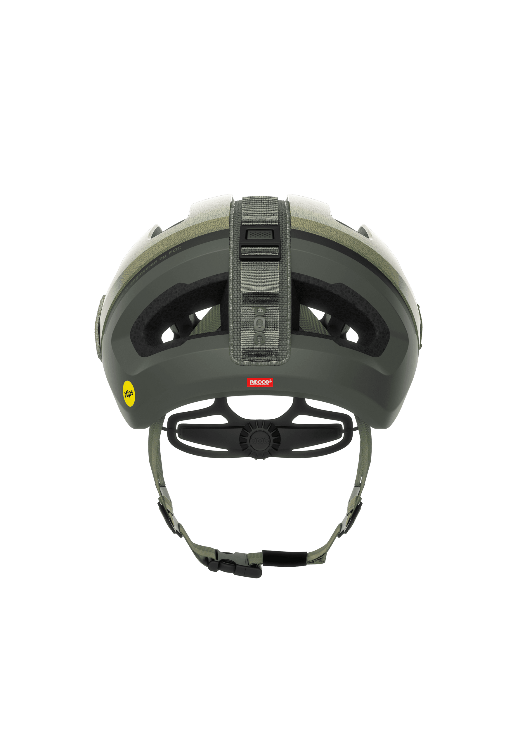 POC Omne Ultra MIPS cycling helmet in epidote green matte finish