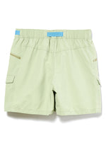 Patagonia Women's Outdoor Everyday Shorts in light green with elastic waistband