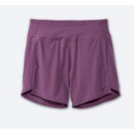 Brooks Chaser 7-inch women's running shorts in Washed Plum on white background