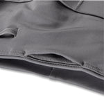 Brooks Chaser 7-inch Women's Running Short in HTR Charcoal gray, detail view