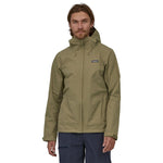 Patagonia Men's Torrentshell 3L Jacket in Sage Khaki with hood and full zip