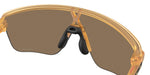 Oakley Corridor sunglasses with transparent curry frame and bronze Prizm lenses