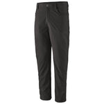 Patagonia men's Quandary pants in dark green on white background