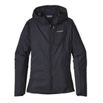 Patagonia Women's Houdini Jacket in black with hood and full zip