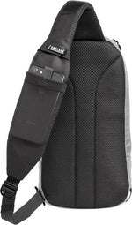 CamelBak Arete Sling 8 black crossbody bag with adjustable strap and front pocket