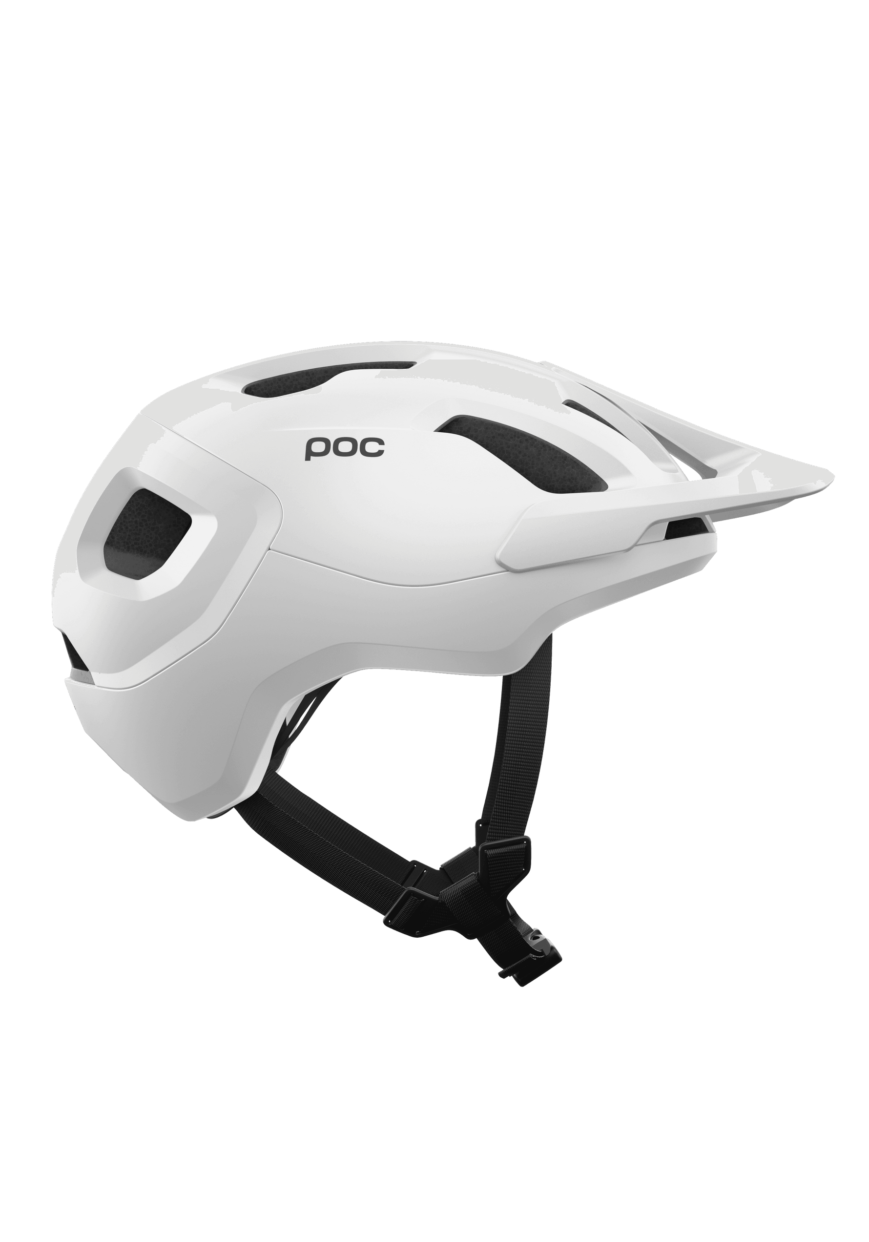 POC Axion Spin mountain bike helmet in matt white with ventilation