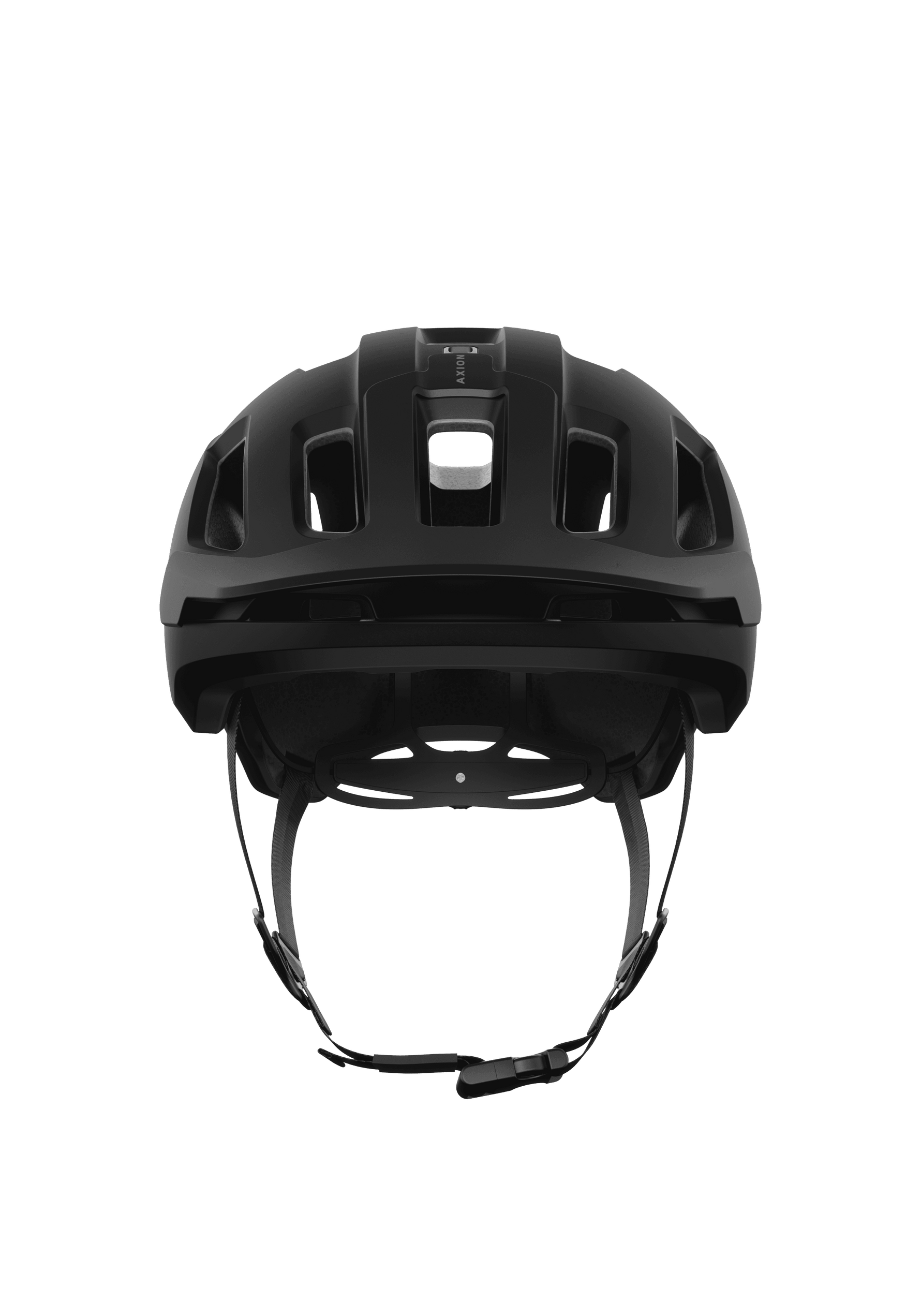 POC Axion Spin bicycle helmet in matte black front view
