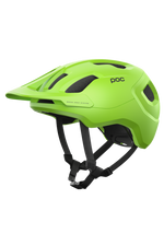POC Axion Spin mountain bike helmet in fluorescent yellow-green matte finish
