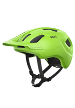 POC Axion Spin mountain bike helmet in fluorescent green matte finish